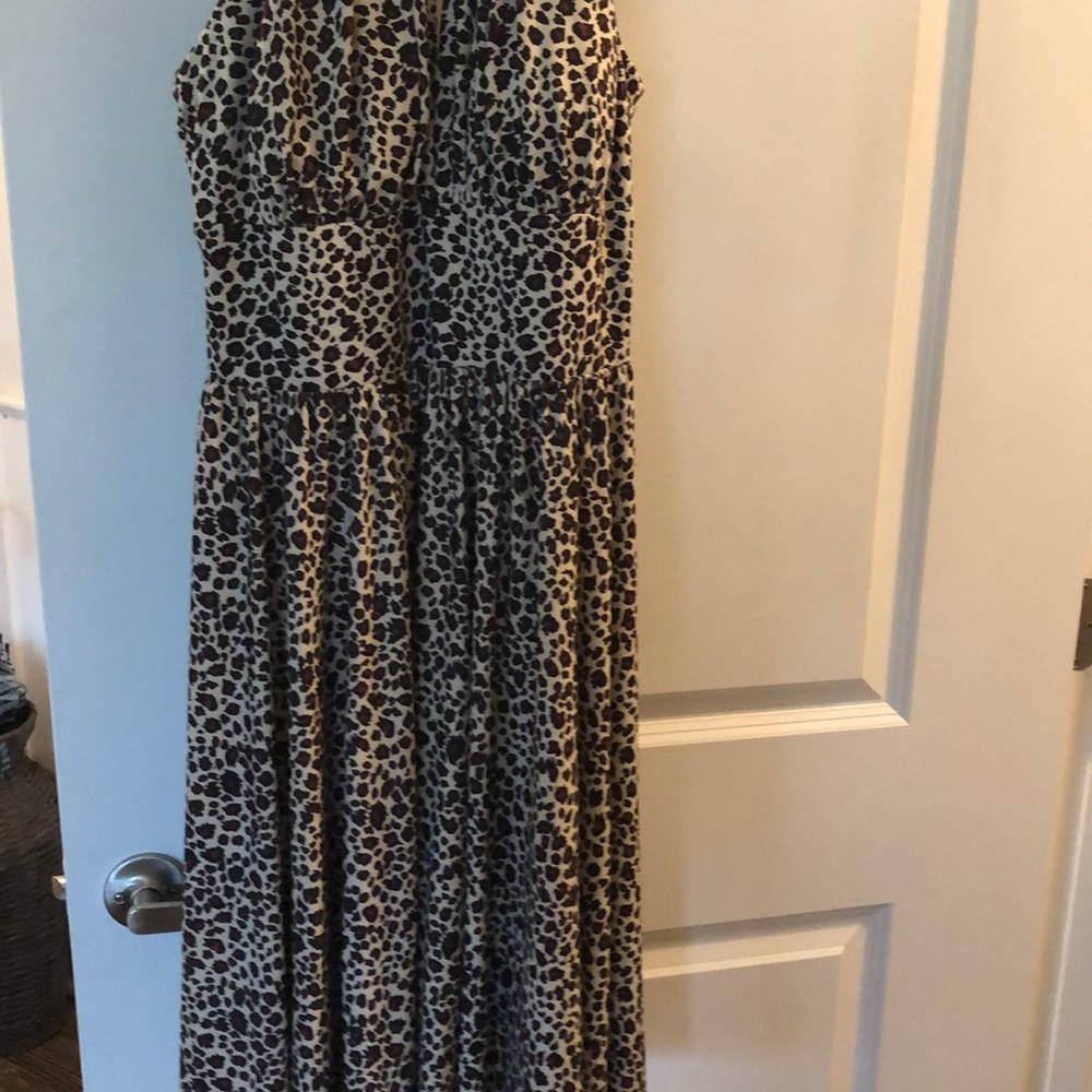 Animal print dress